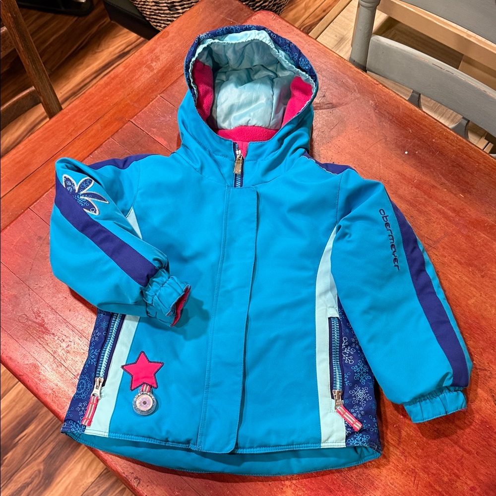 OBERMEYER Pico Girls Jacket Snow Ski Kids. Size 4.